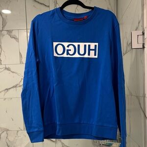 HUGO Vibrant Blue Crewneck Sweatshirt
